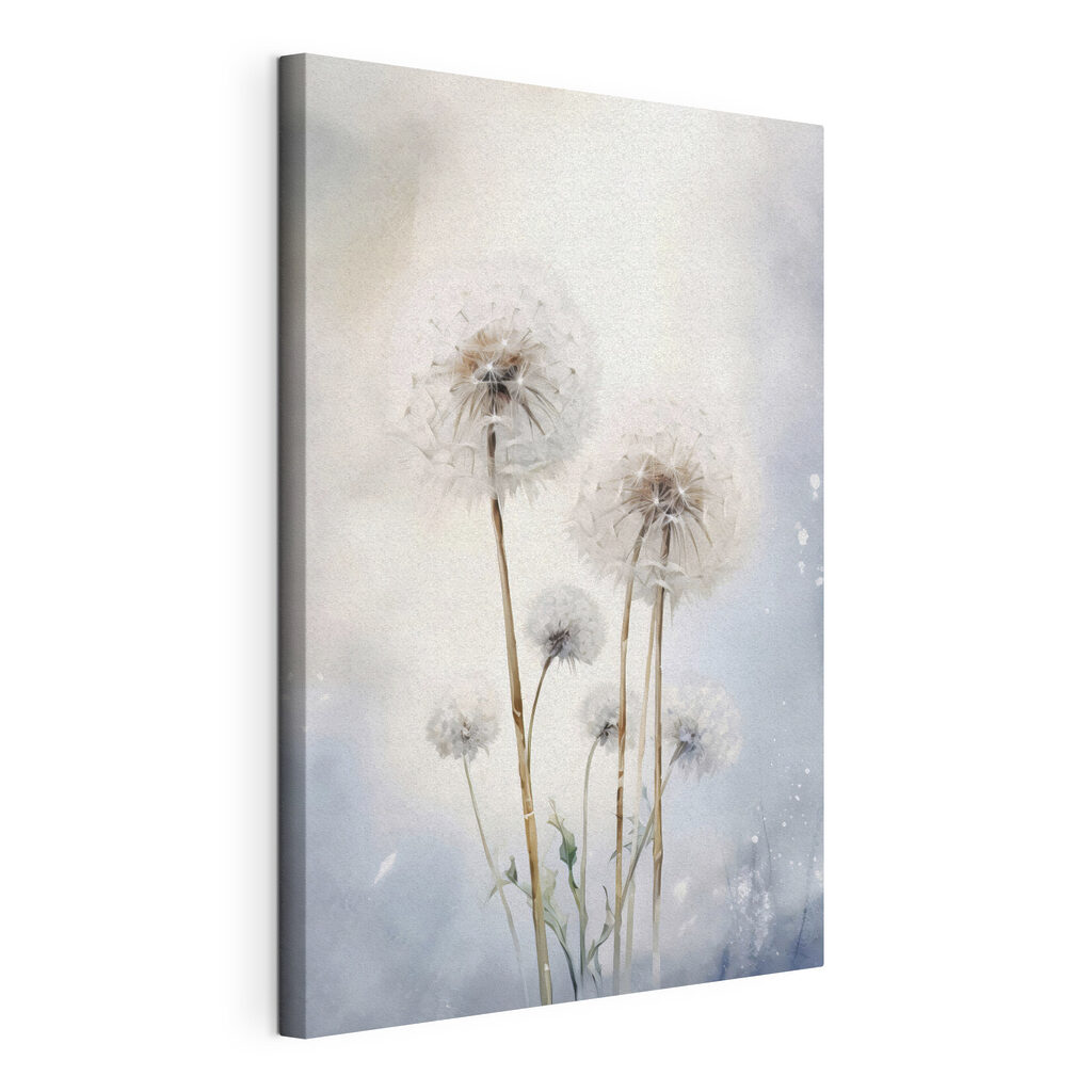 A group of dandelions in a field A group of dandelions in a field