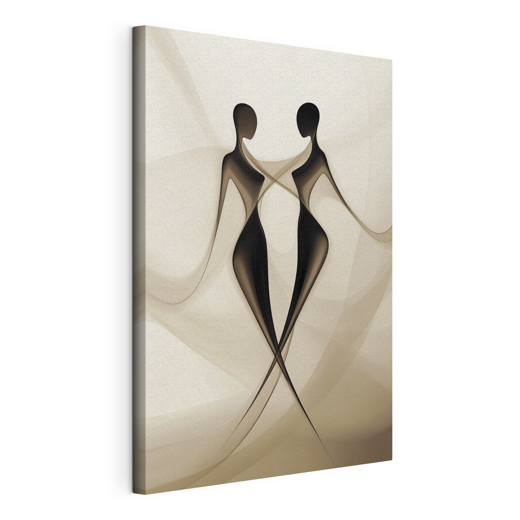 Couple of women in black and white