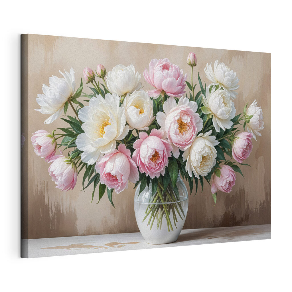 Vase of flowers on a table