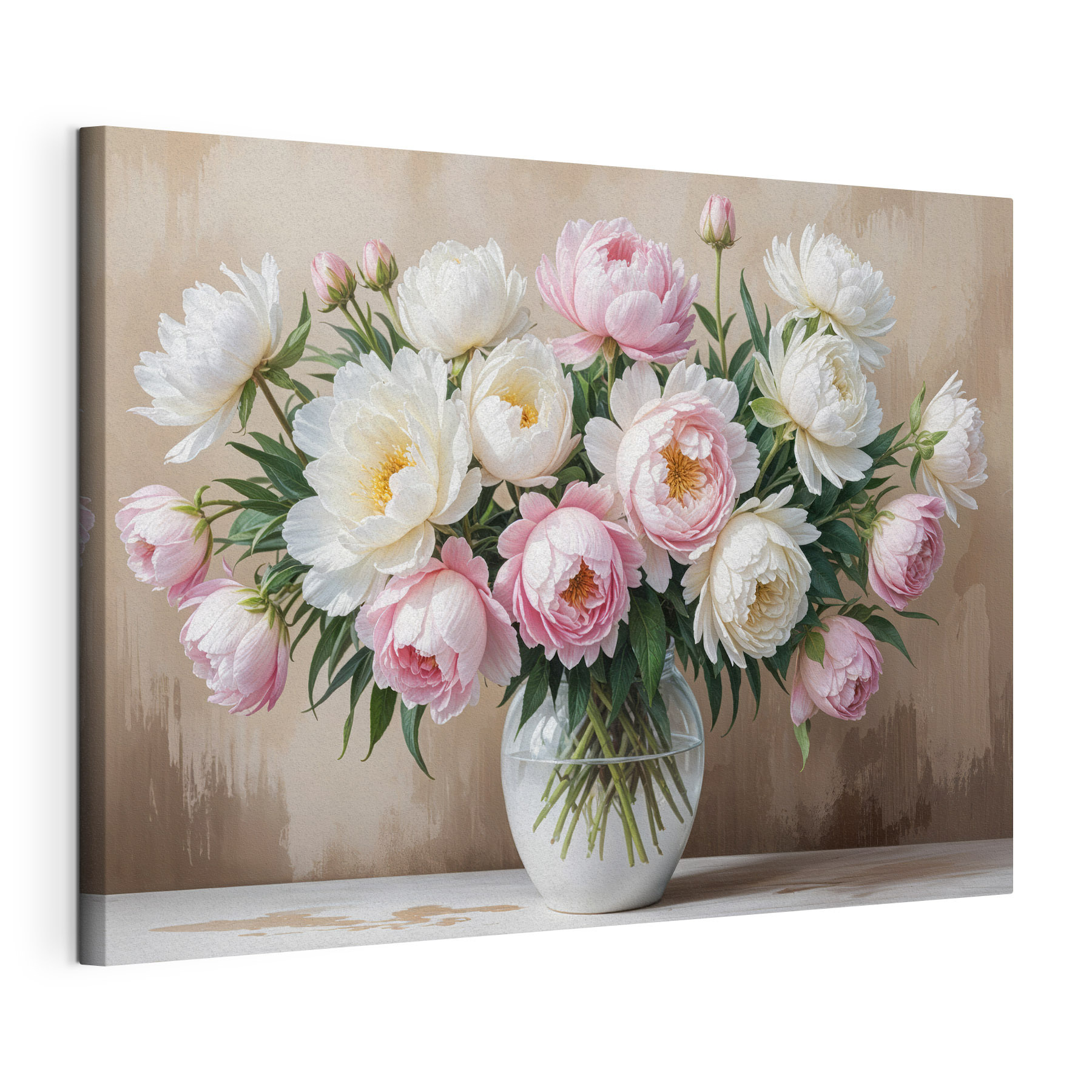 Vase of flowers on a table