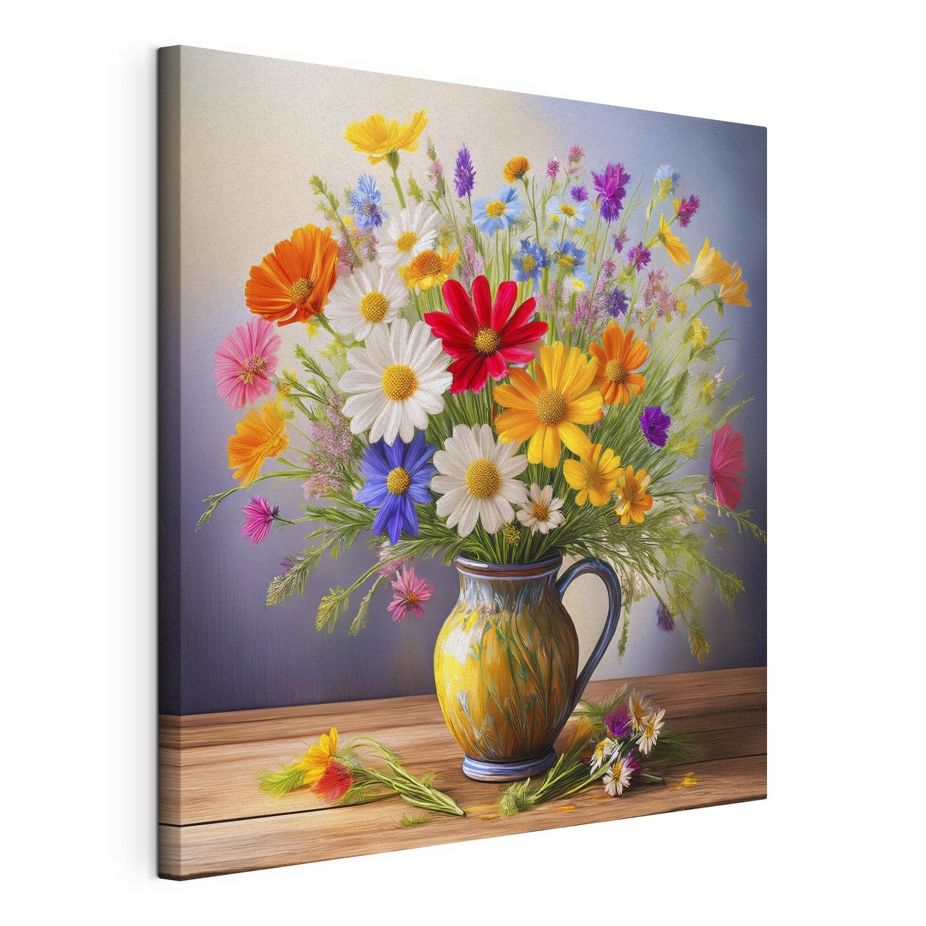 Colorful flowers in a vase Colorful flowers in a vase