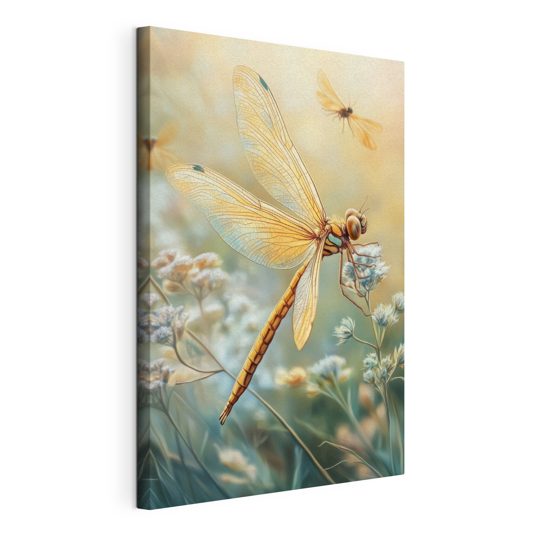Dragonfly on a flower Dragonfly on a flower