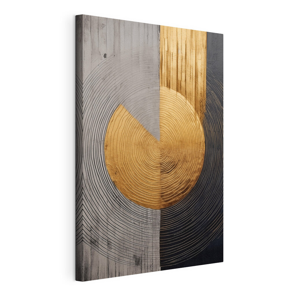 Textured circles in contrasting tones