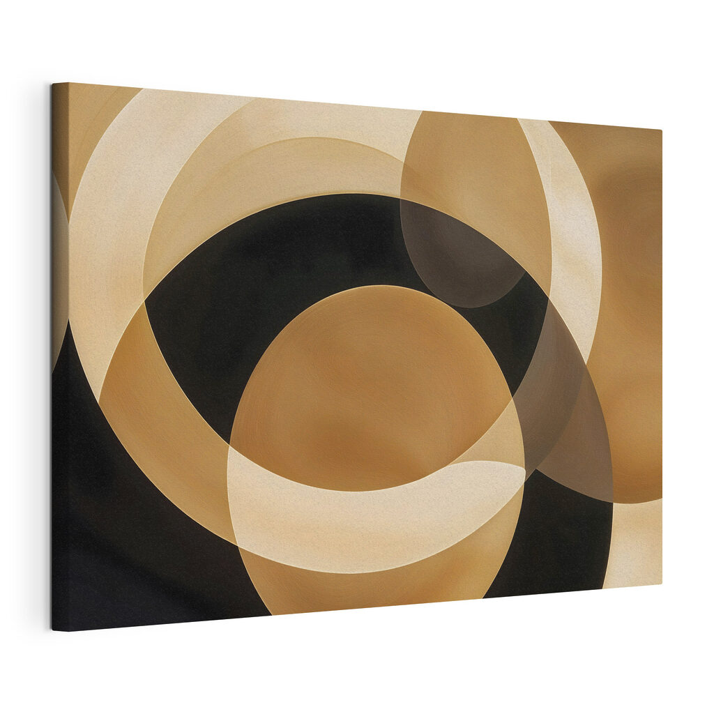 Abstract circles on a dark background