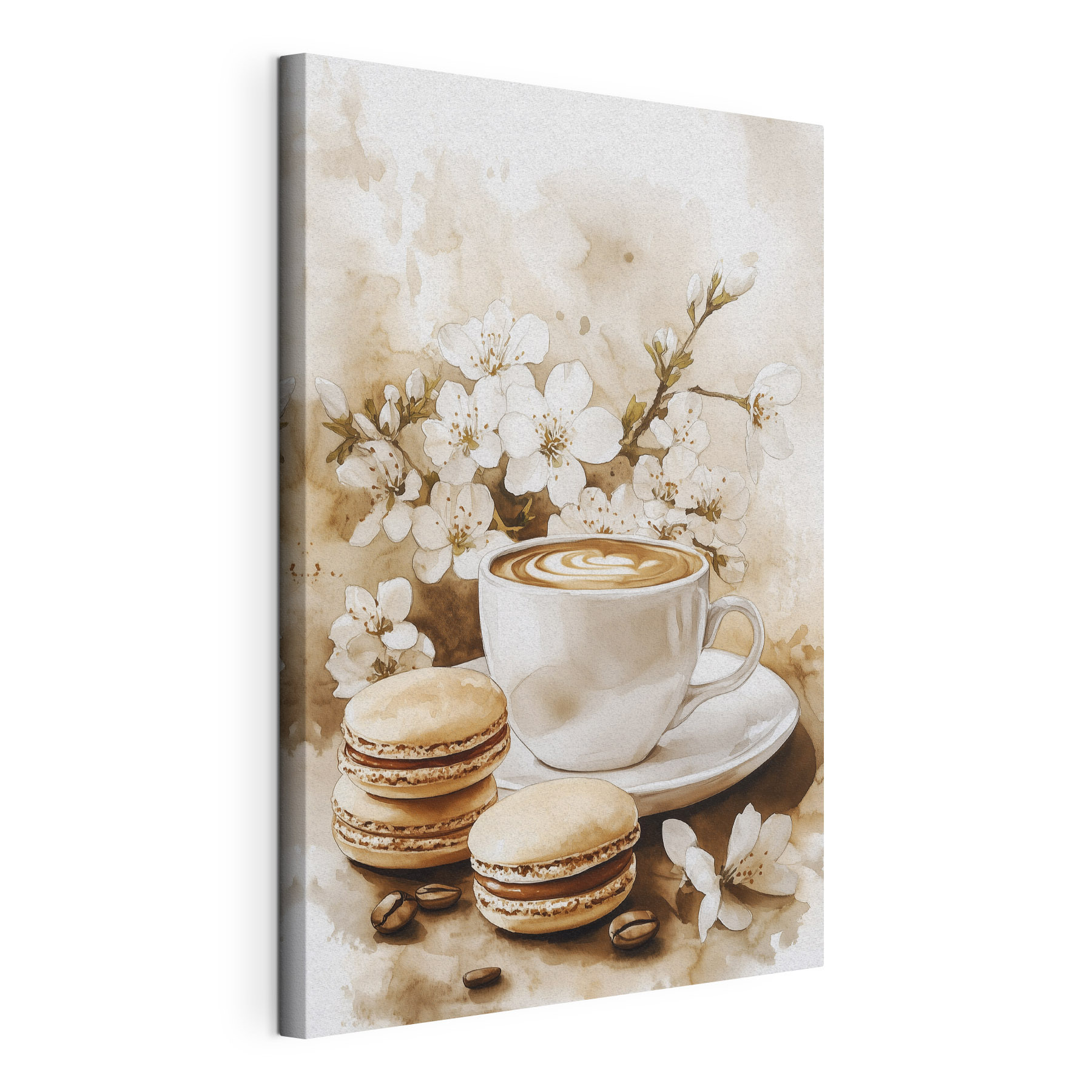 Cup of coffee and macaroons Cup of coffee and macaroons