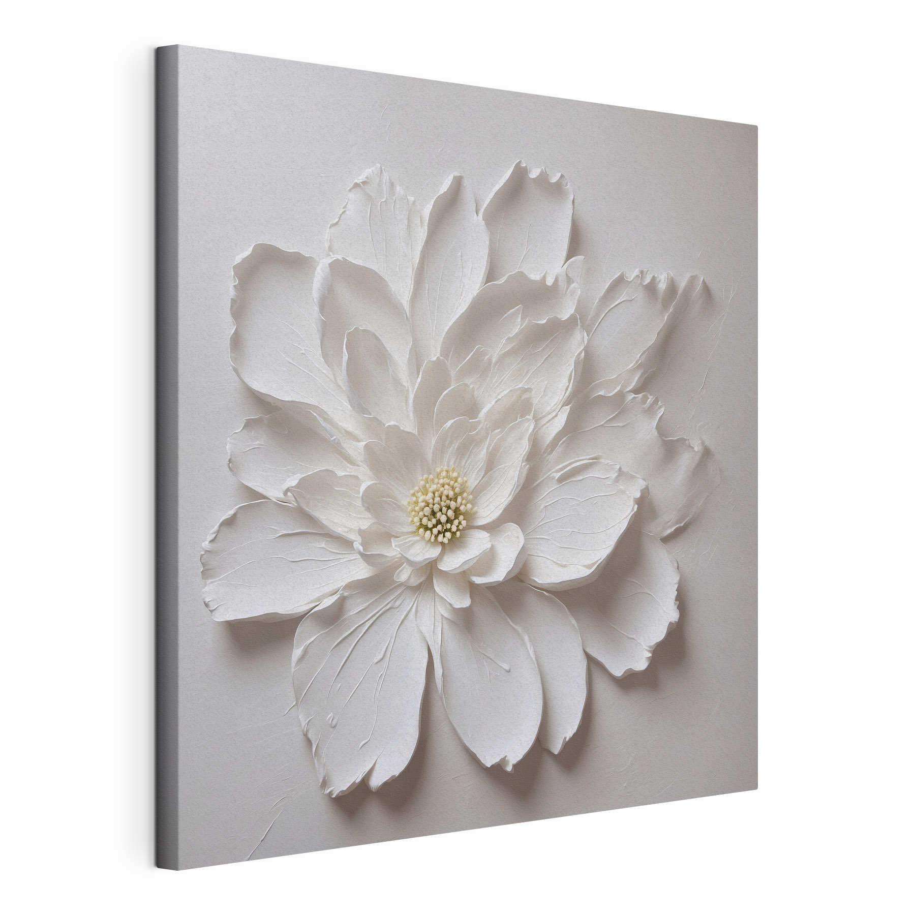 White flower made out of paper White flower made out of paper