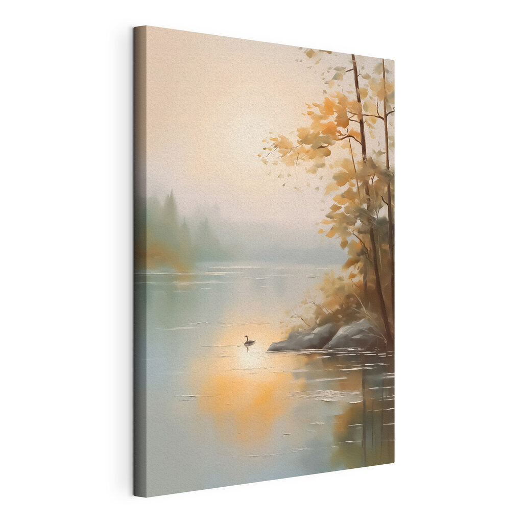 Duck on a lake Duck on a lake