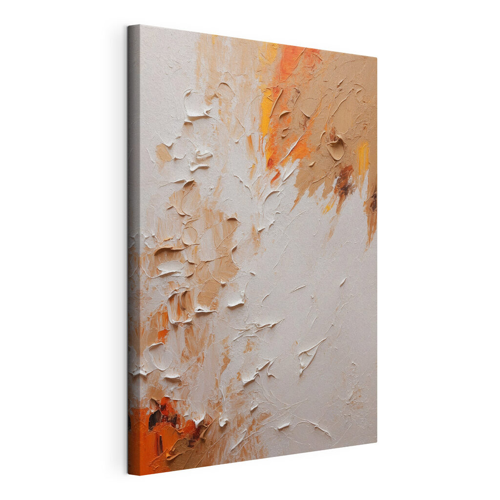 Textured canvas with warm tones