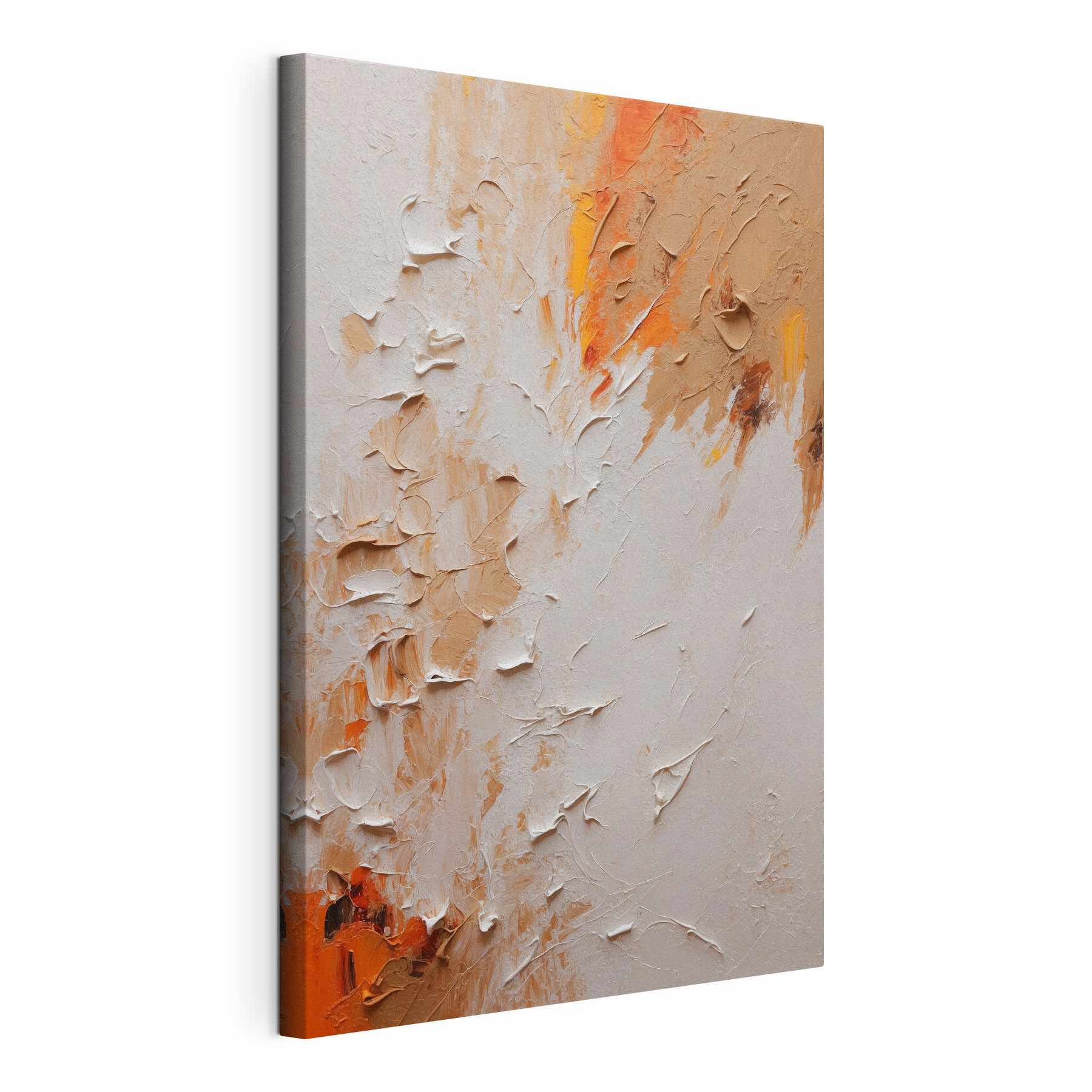 Textured canvas with warm tones