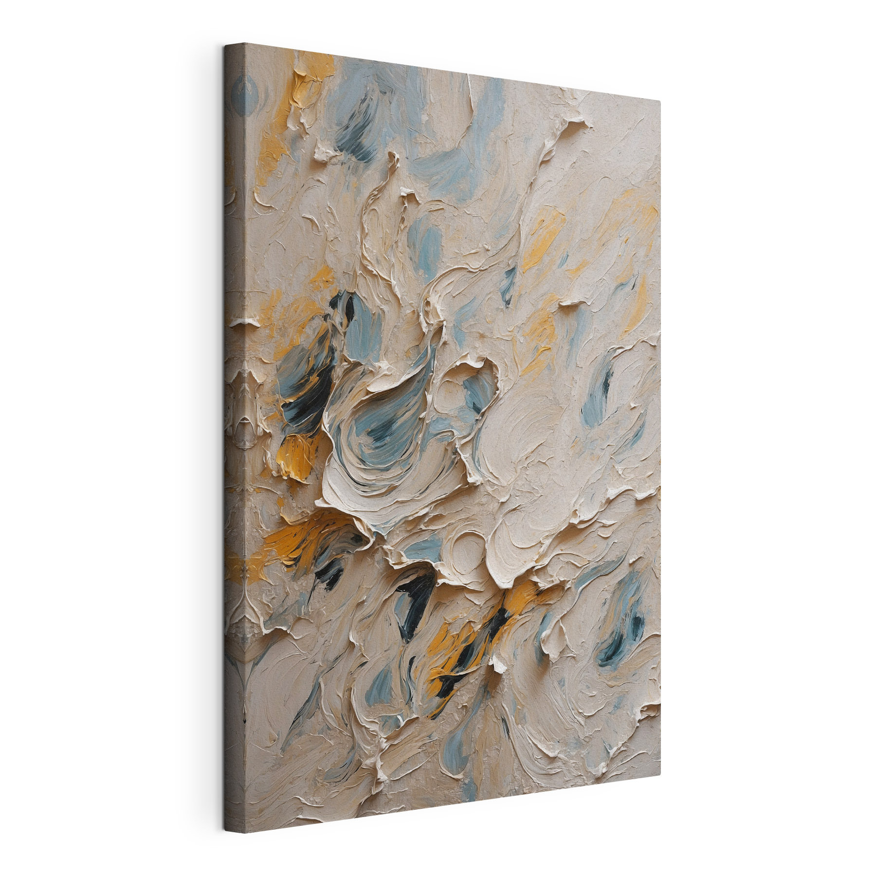 Abstract swirls of color and texture