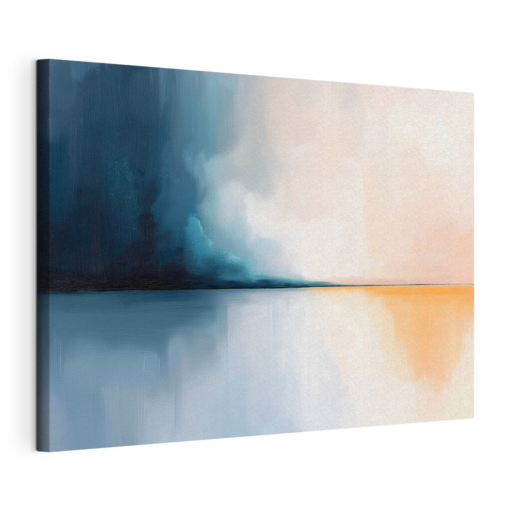Painting of a body of water Painting of a body of water