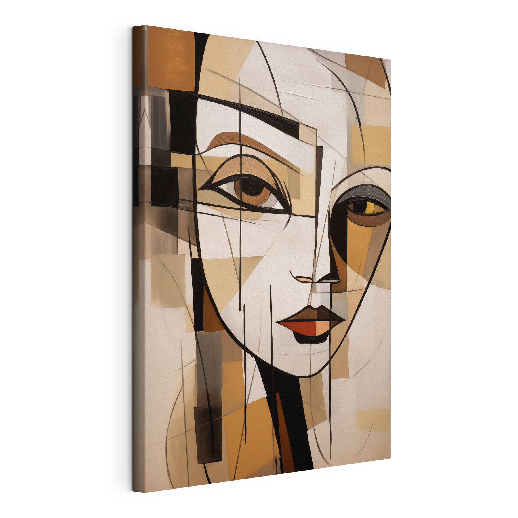 Painting of a woman's face