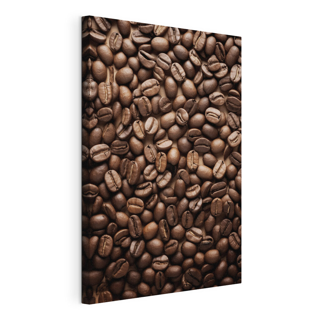 A pile of coffee beans