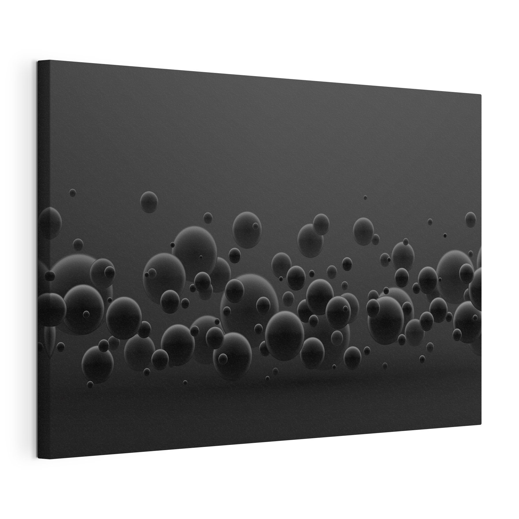 A group of black balls