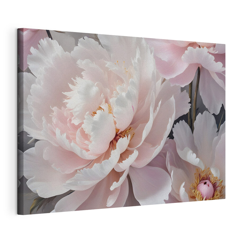 Delicate blooms in soft pastel hues