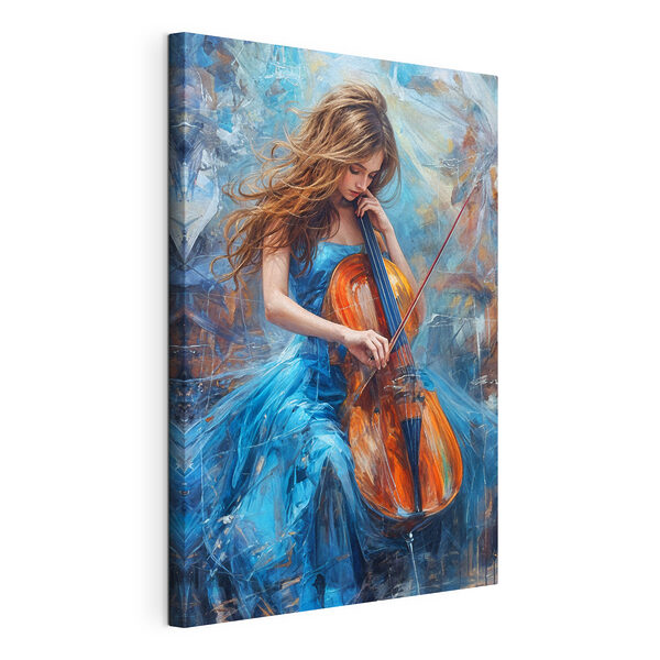 Obraz Žena hrající na violoncello