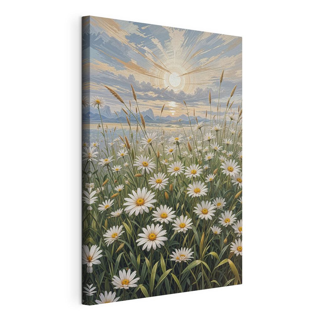 Field of white flowers