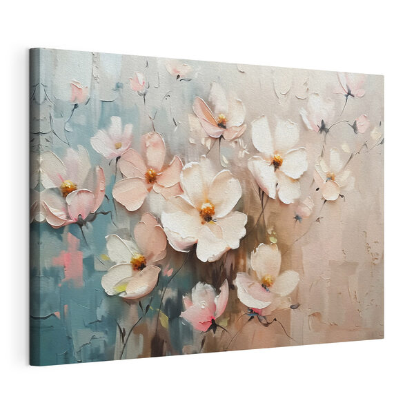 Delicate blooms in soft pastels
