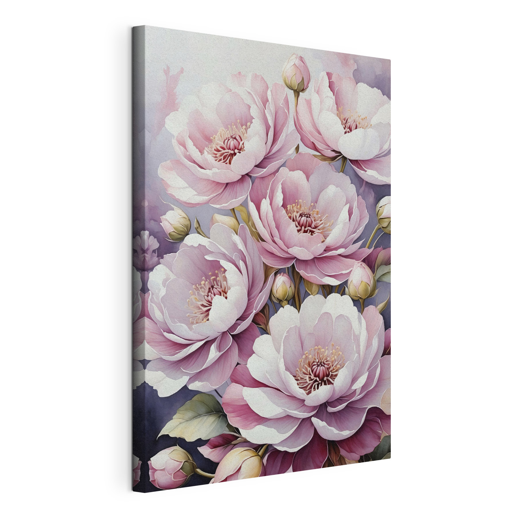 Soft petals in gentle bloom