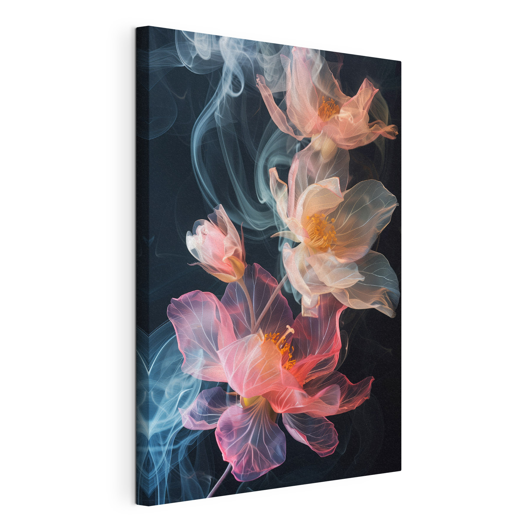 Delicate flowers surrounded by wisps Delicate flowers surrounded by wisps