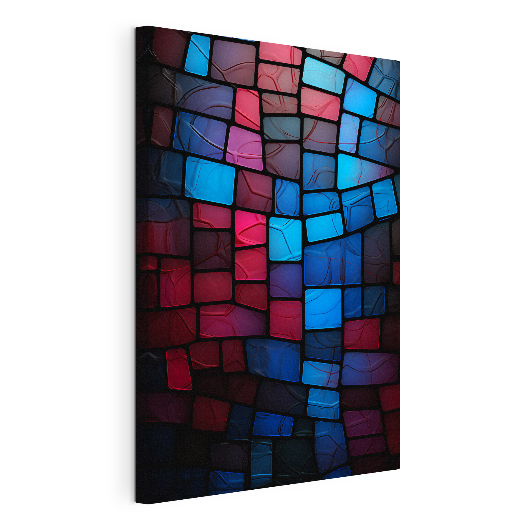 Colorful mosaic of squares Colorful mosaic of squares