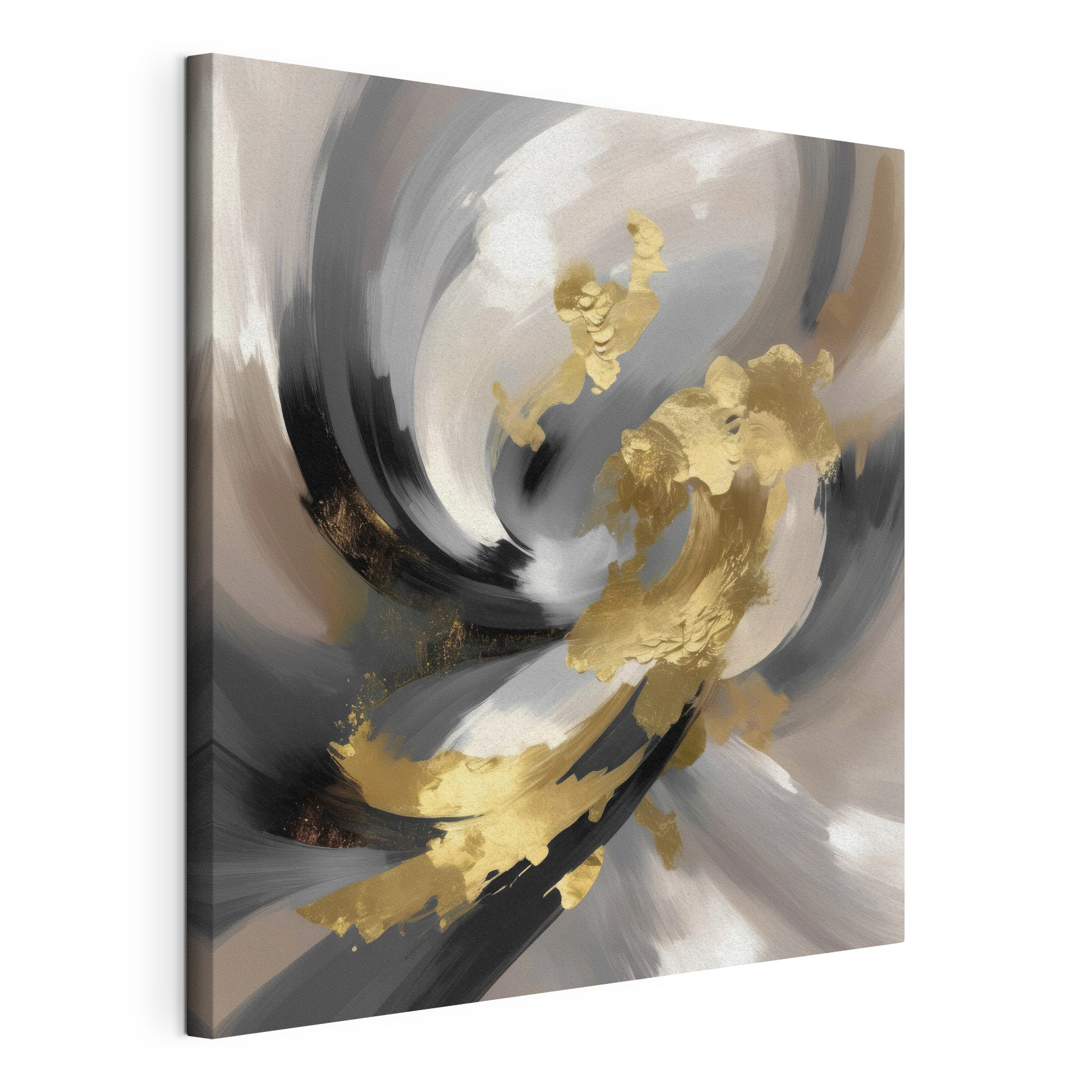 Dynamic swirls of color and texture