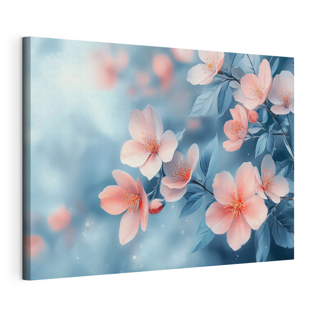 Delicate blooms in soft pastel hues