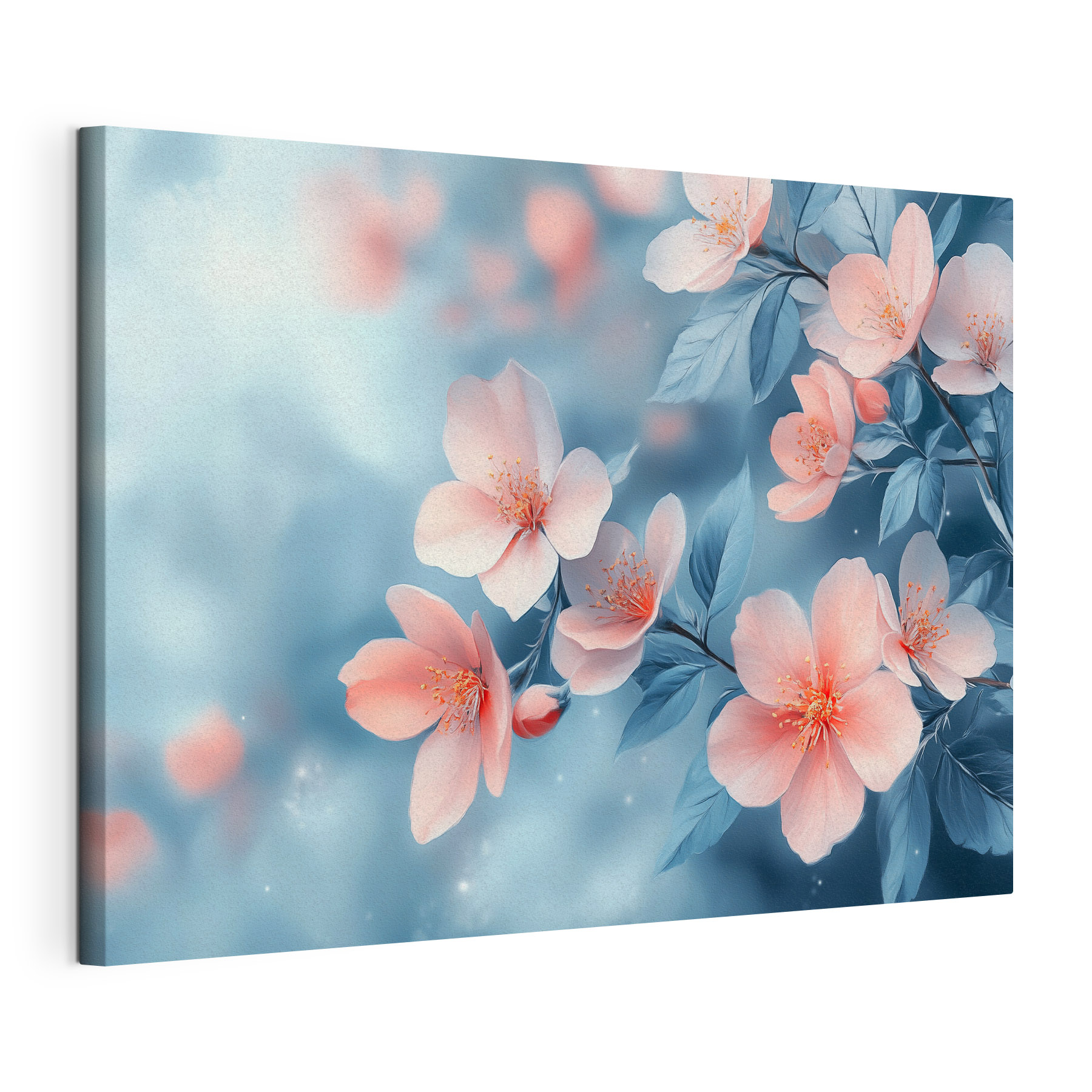 Delicate blooms in soft pastel hues