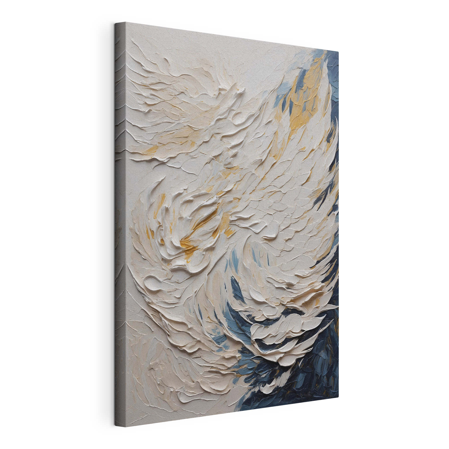 White and blue painting White and blue painting