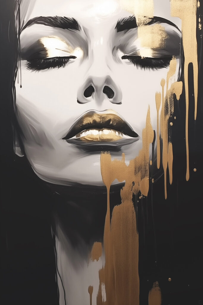 - Artistic expression in monochrome hues - Artistic expression in monochrome hues