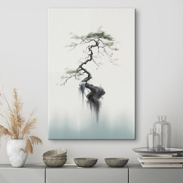 Tree with a waterfall