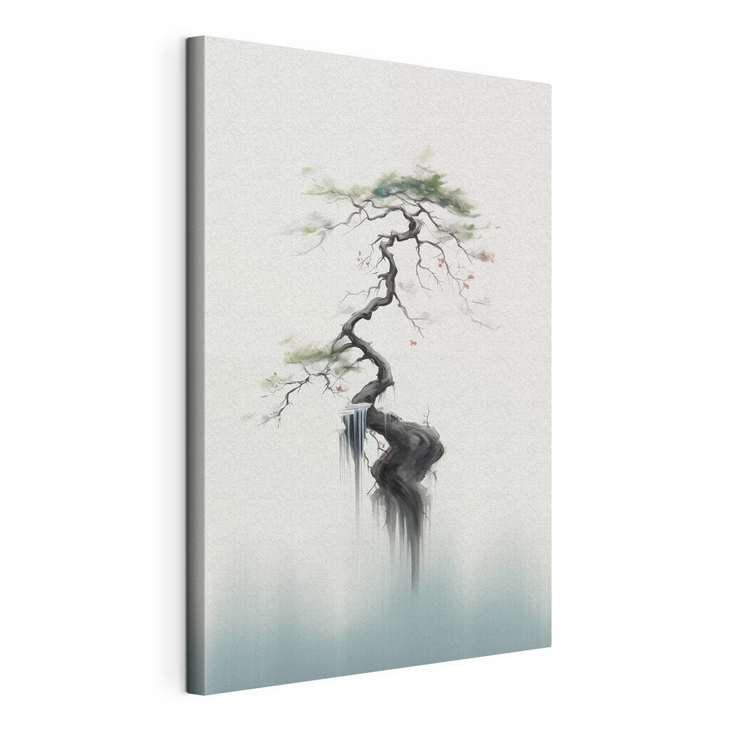 Tree with a waterfall