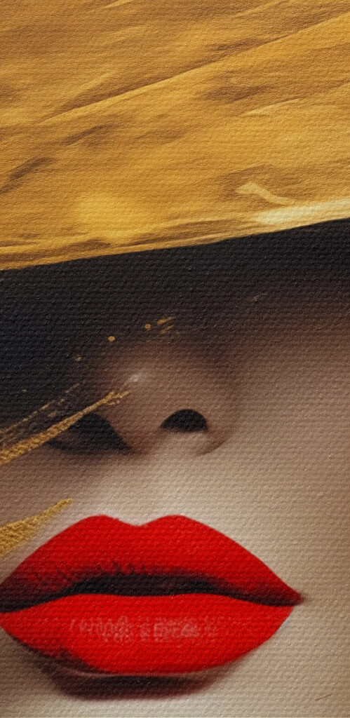 Mysterious elegance in bold colors