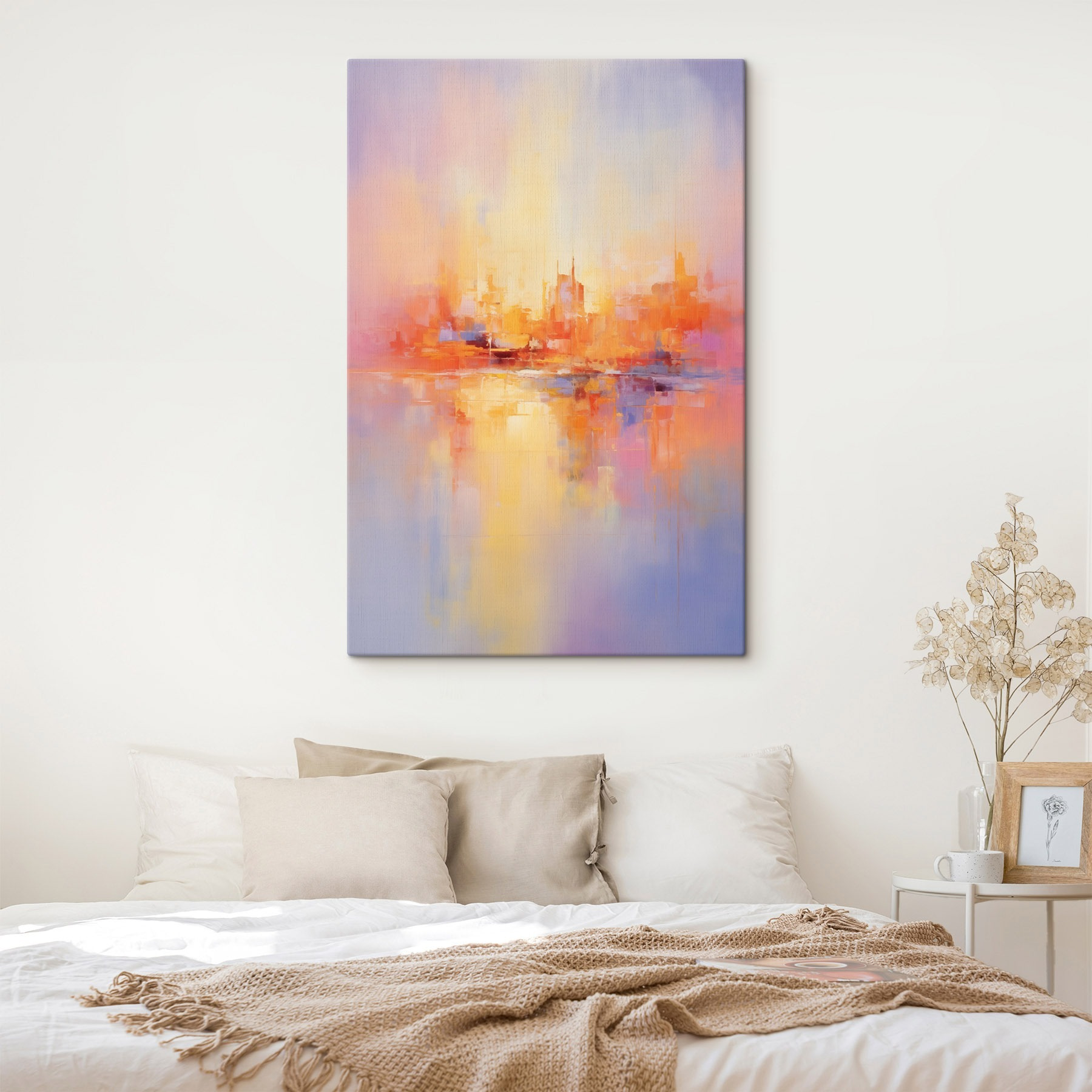 Painting of a city