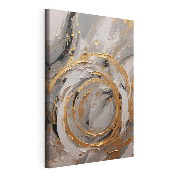 Painting of swirls and swirls
