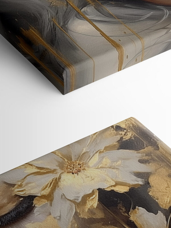 - Ethereal beauty with floral accents - Ethereal beauty with floral accents