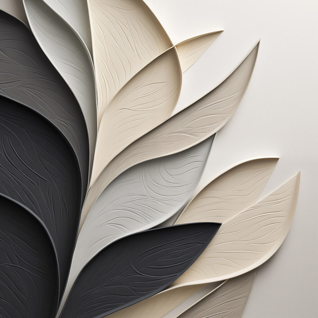 Natural patterns in soft hues