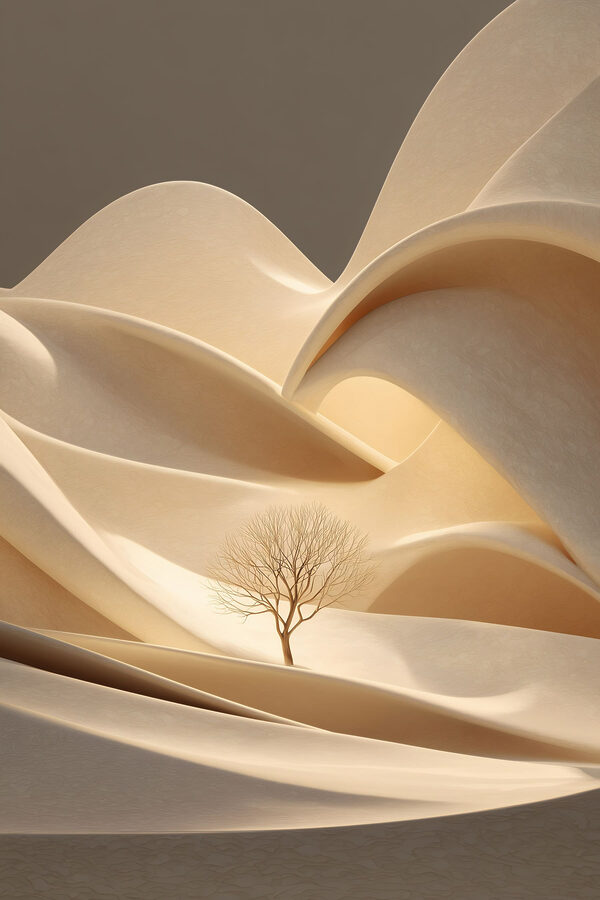 Tree in a desert