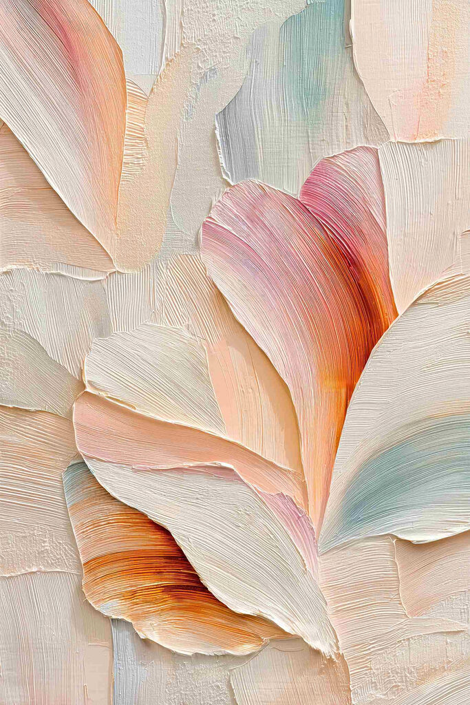 - Soft hues of abstract petals