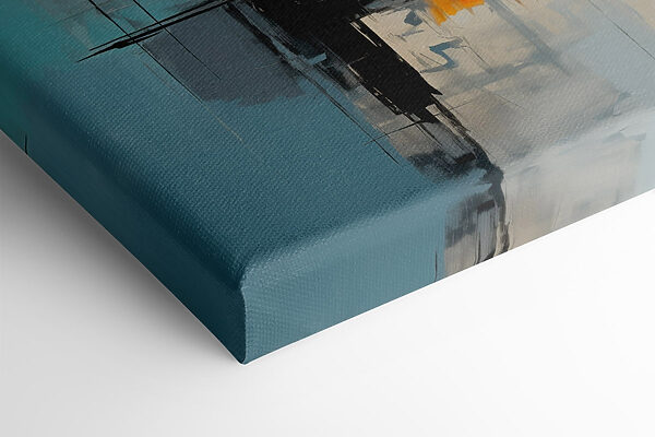Painting of a colorful abstract art