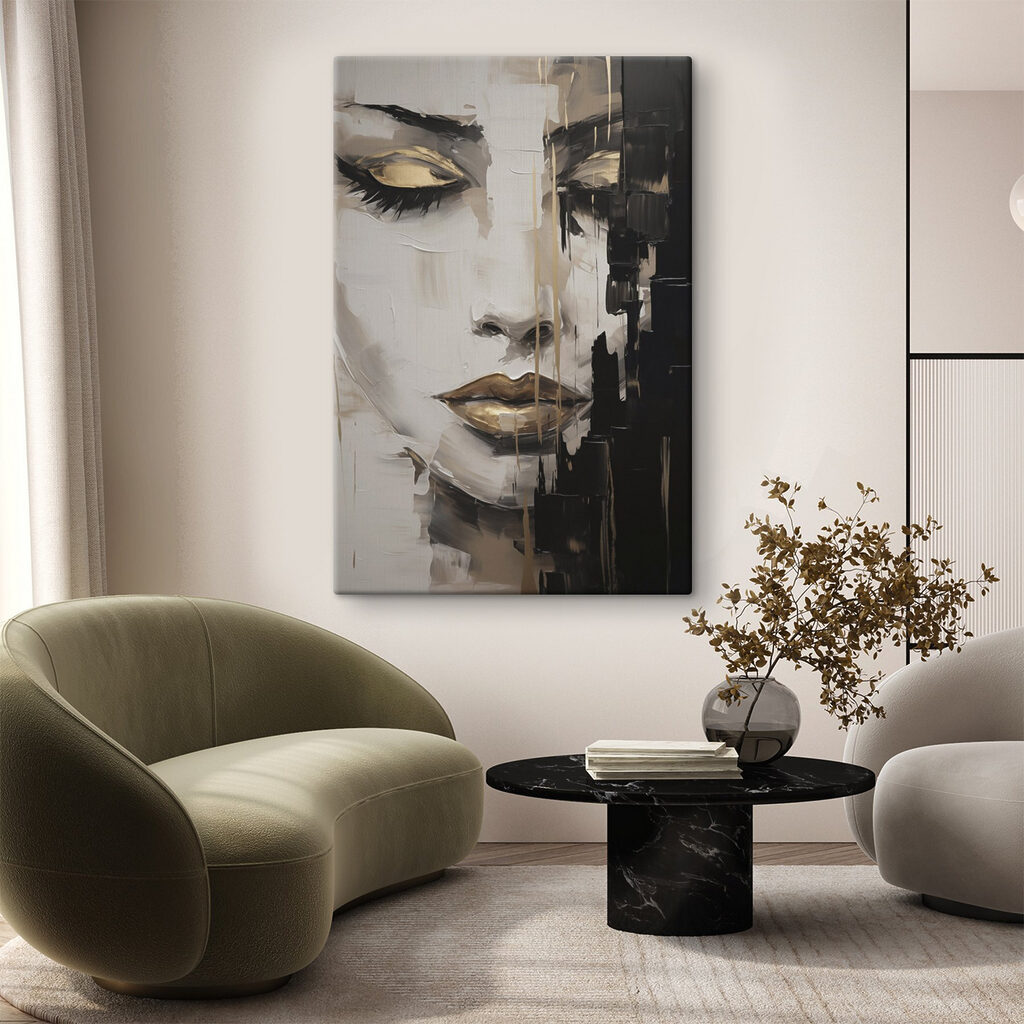 Artful expression through brush strokes Artful expression through brush strokes