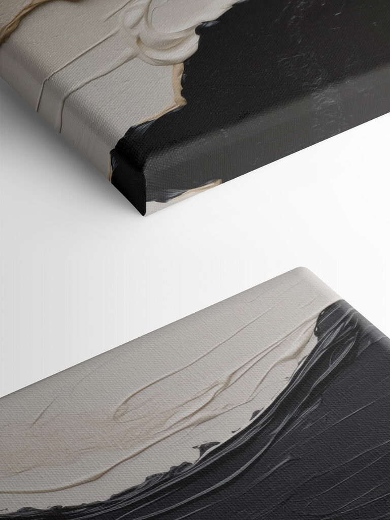 Black and white paint