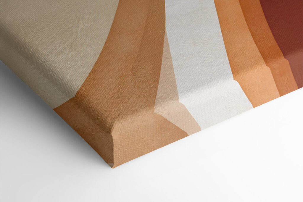 Warm Earthy Tones in Abstract Design