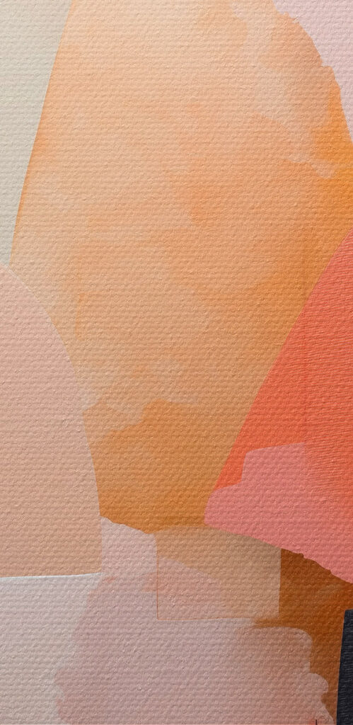 Colorful art piece with different shapes