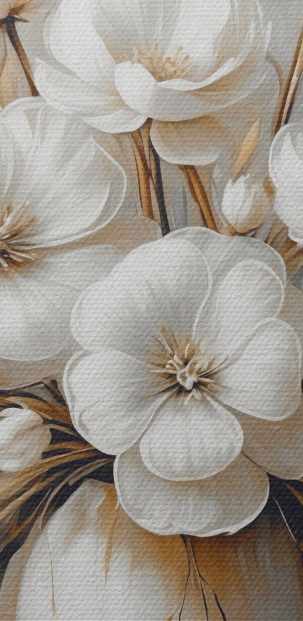 Painting of flowers in a vase
