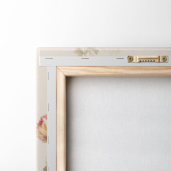 Painting of flowers on a white background
