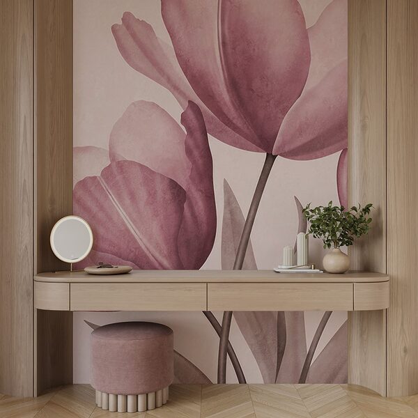 Elegantní tulipány v jemných pastelových odstínech