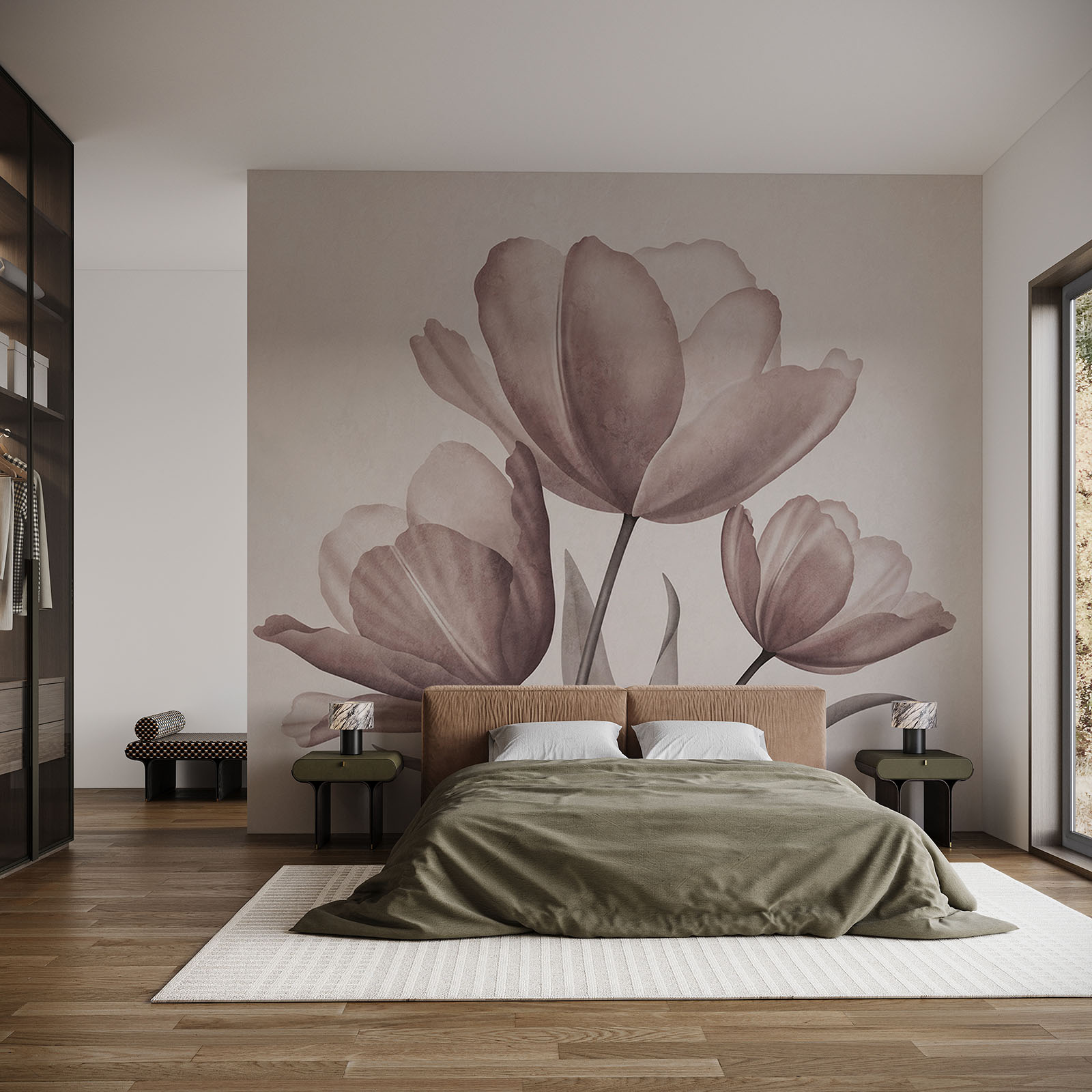 Elegantní tulipány v jemných pastelových odstínech