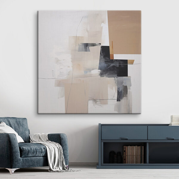 Painting of a white wall