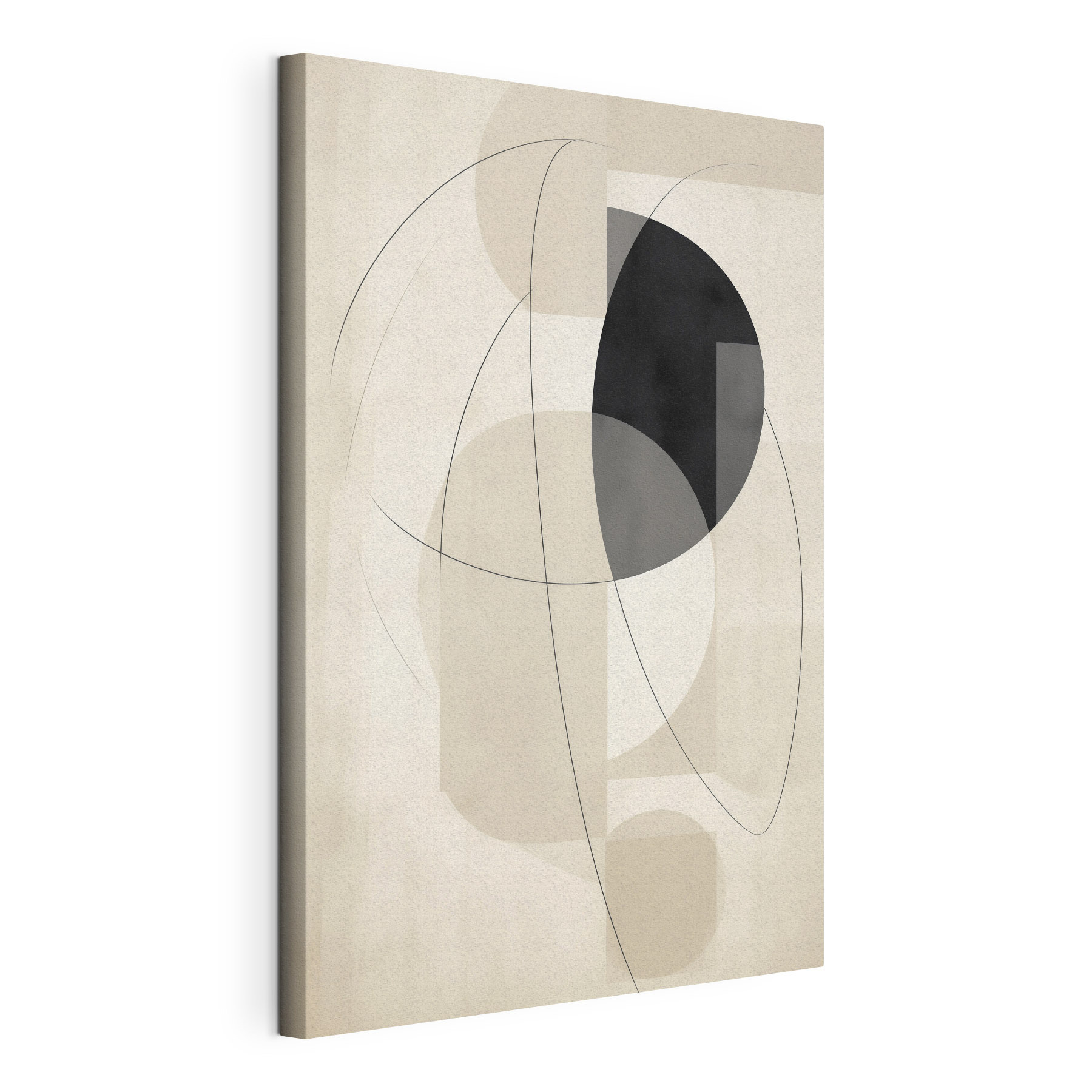 Black and white art piece
